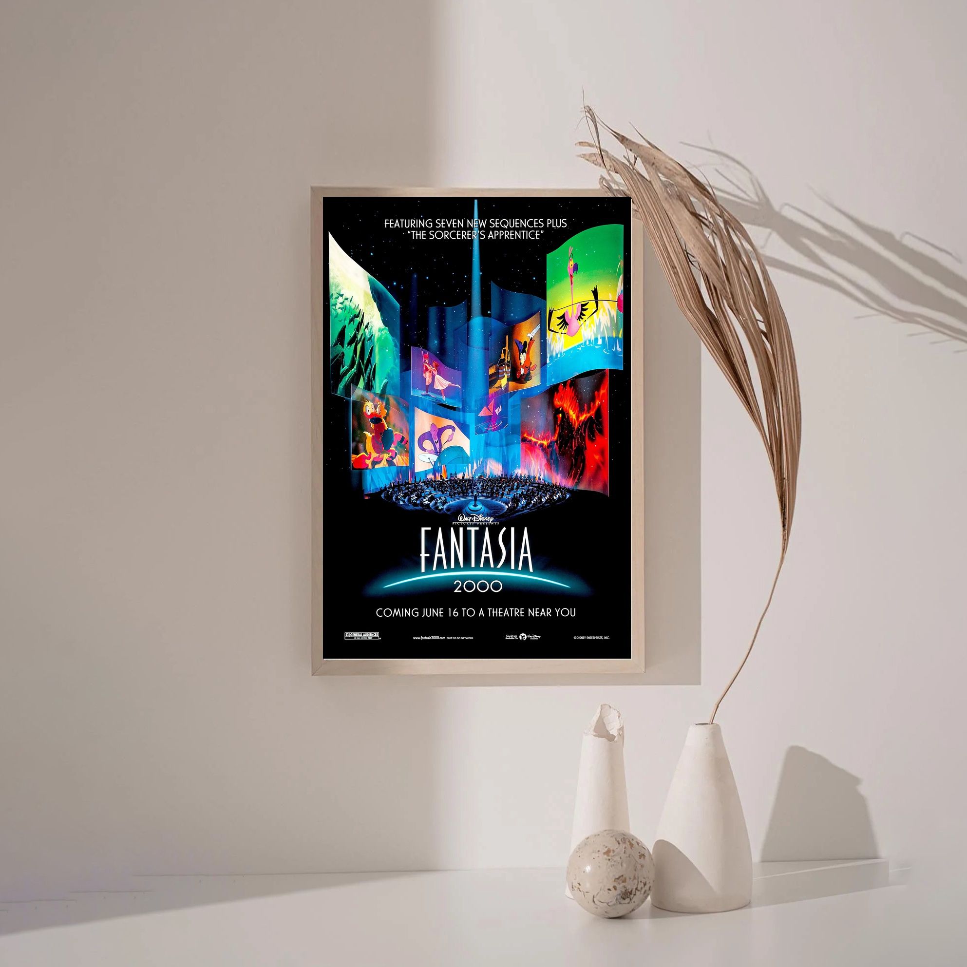 Fantasia 1940 MOVIE Poster Canvas Wall Art Home Decor (No Frame) - Image 3