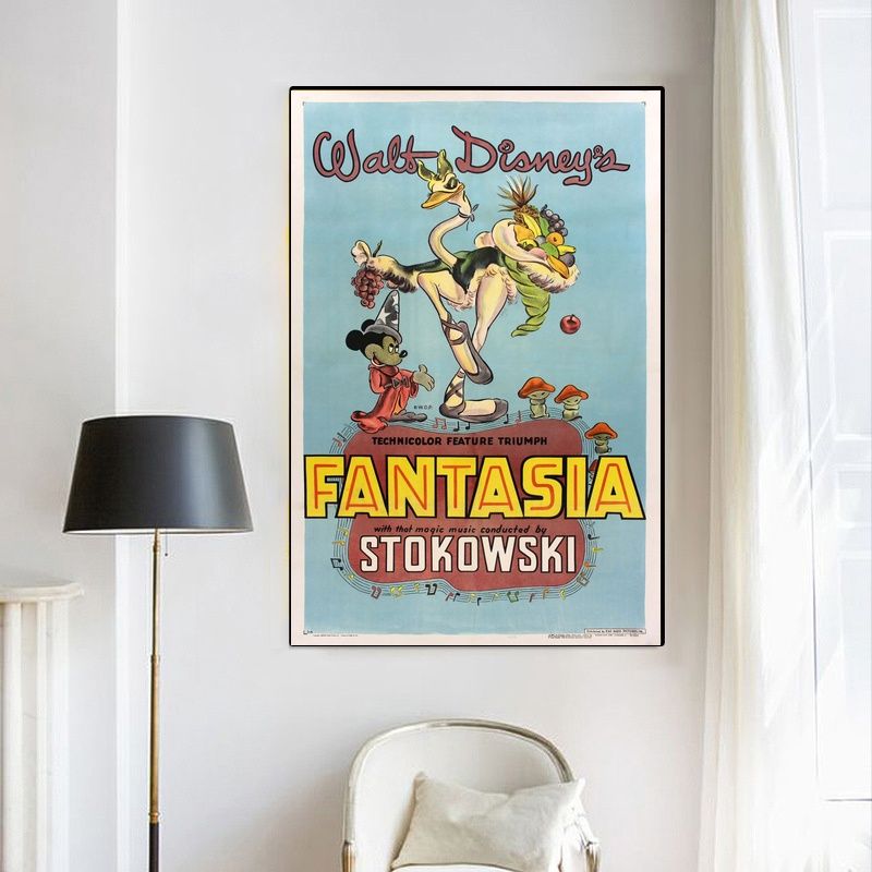 Fantasia 1940 MOVIE Poster Canvas Wall Art Home Decor (No Frame) - Image 4