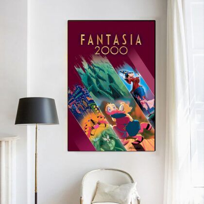 Fantasia 1940 MOVIE Poster Canvas Wall Art Home Decor (No Frame)