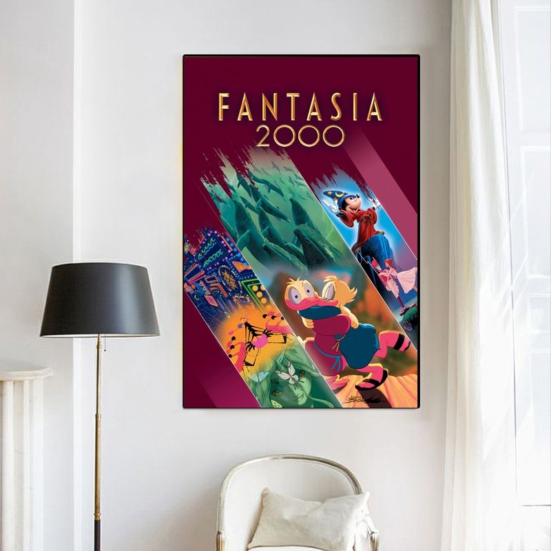 Fantasia 1940 MOVIE Poster Canvas Wall Art Home Decor (No Frame)