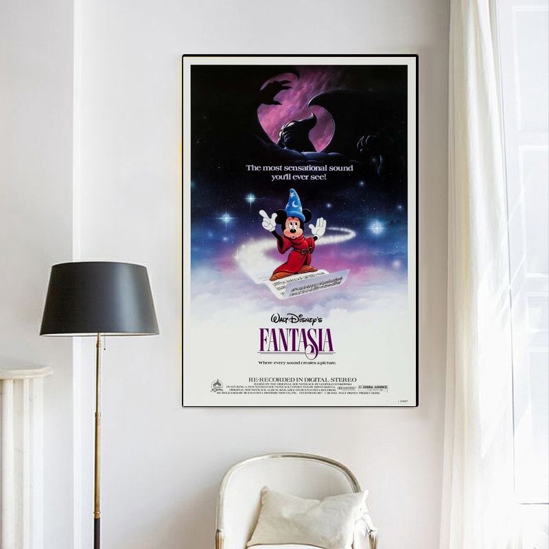 Fantasia 1940 MOVIE Poster Canvas Wall Art Home Decor (No Frame) - Image 4