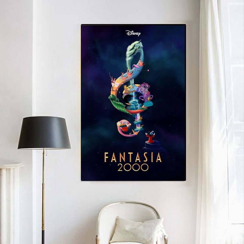 Fantasia 1940 MOVIE Poster Canvas Wall Art Home Decor (No Frame) - Image 4