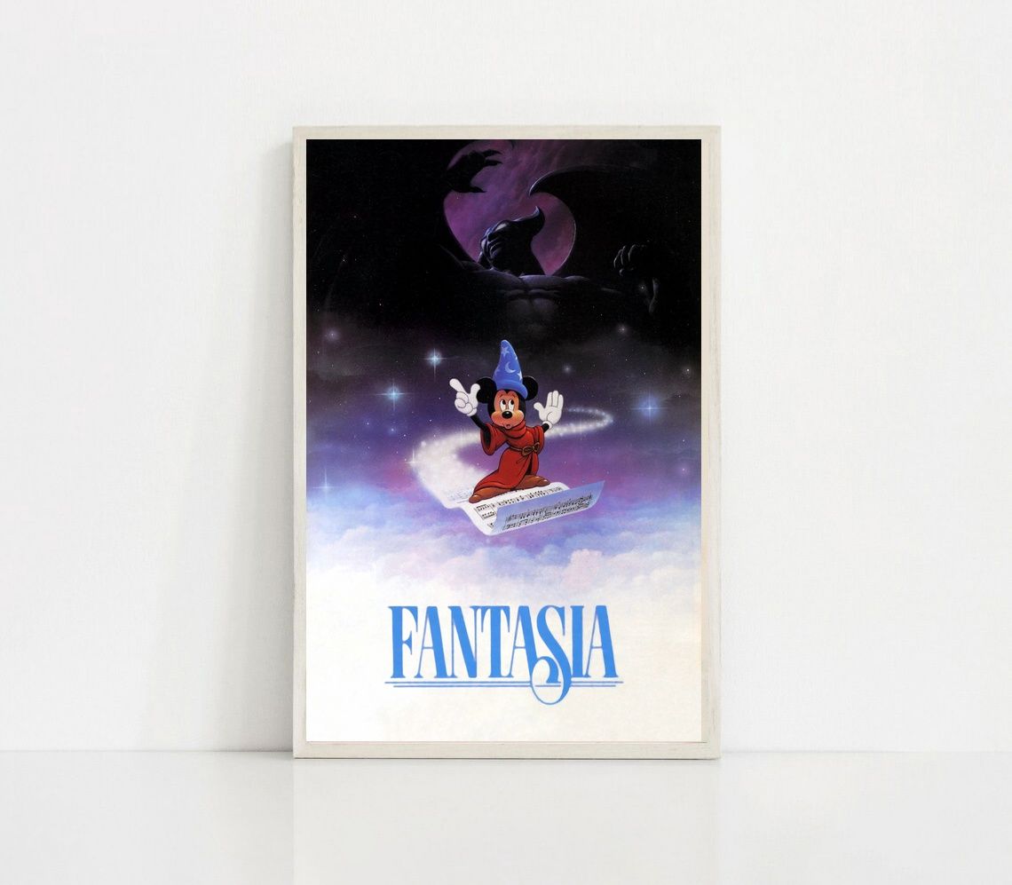 Fantasia 1940 MOVIE Poster Canvas Wall Art Home Decor (No Frame) - Image 2