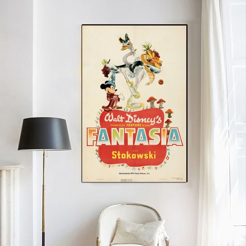 Fantasia 1940 MOVIE Poster Canvas Wall Art Home Decor (No Frame) - Image 3