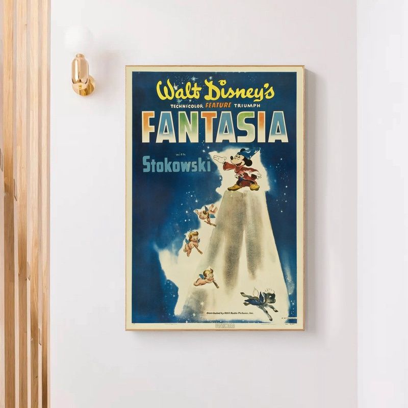 Fantasia 1940 MOVIE Poster Canvas Wall Art Home Decor (No Frame) - Image 4