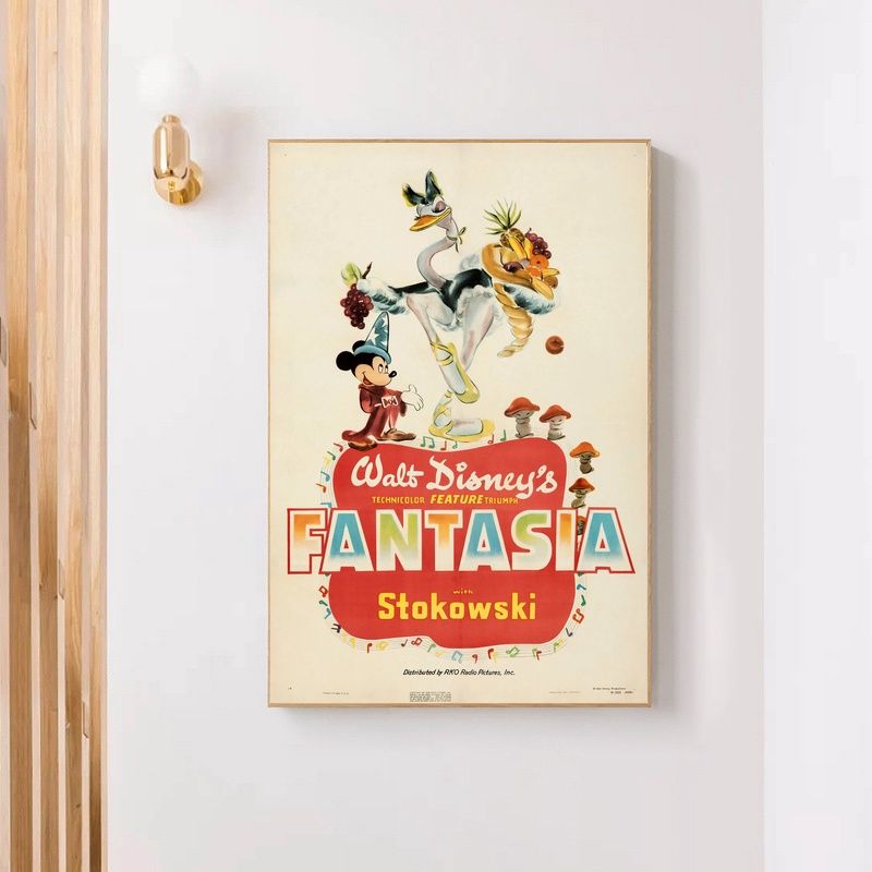 Fantasia 1940 MOVIE Poster Canvas Wall Art Home Decor (No Frame) - Image 4