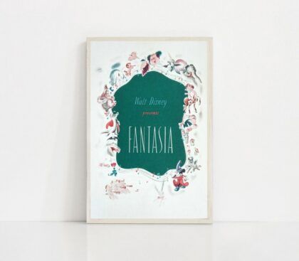 Fantasia 1940 MOVIE Poster Canvas Wall Art Home Decor (No Frame)