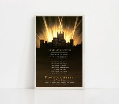 Downton Abbey A New Era MOVIE Poster Canvas Wall Art Home Decor (No Frame)