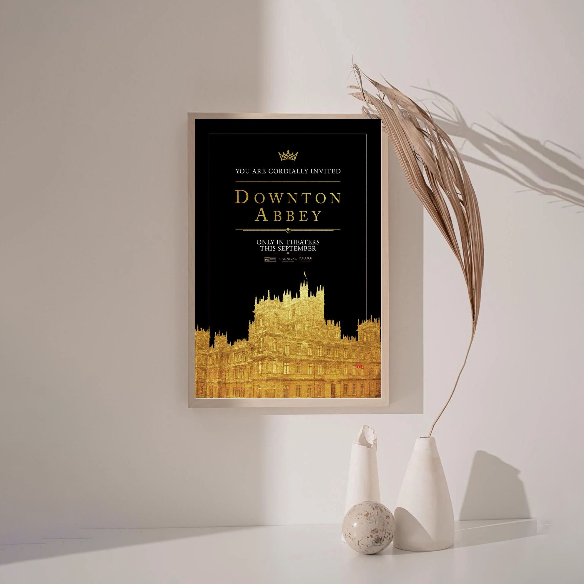 Downton Abbey A New Era MOVIE Poster Canvas Wall Art Home Decor (No Frame)