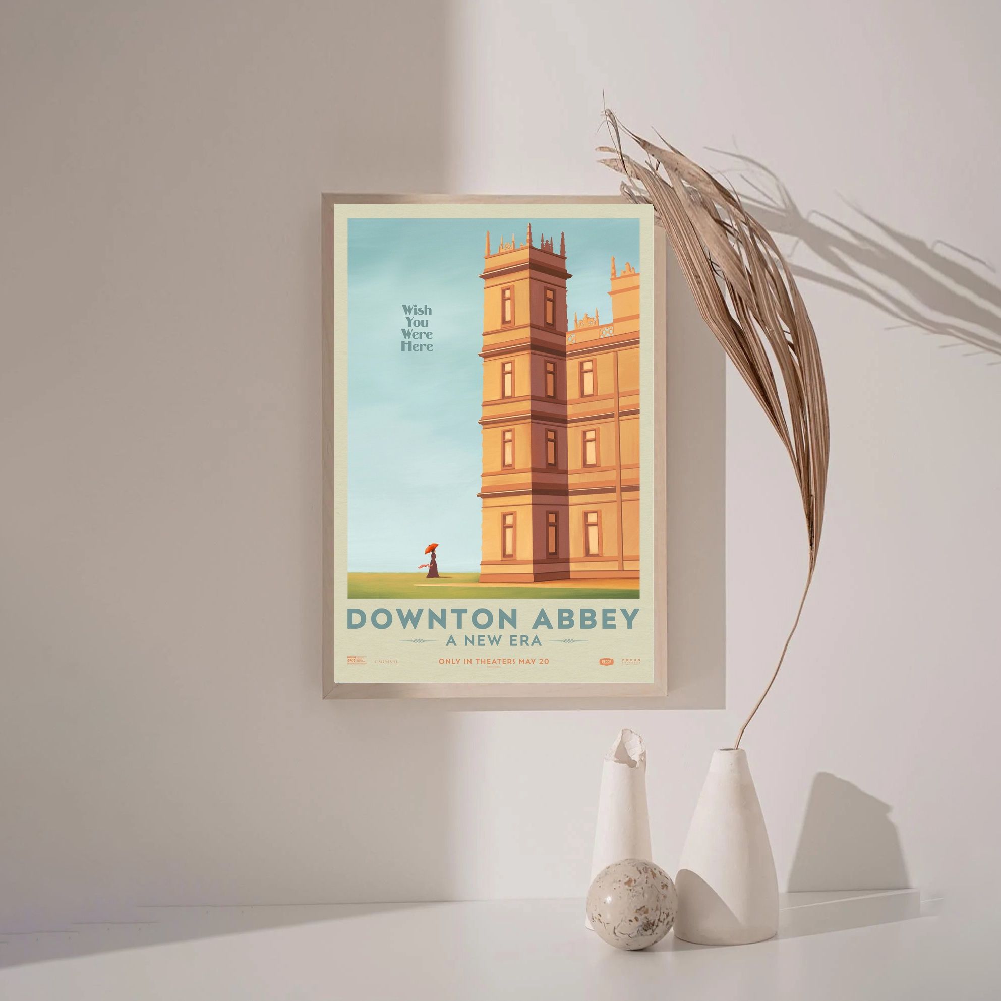 Downton Abbey A New Era MOVIE Poster Canvas Wall Art Home Decor (No Frame)