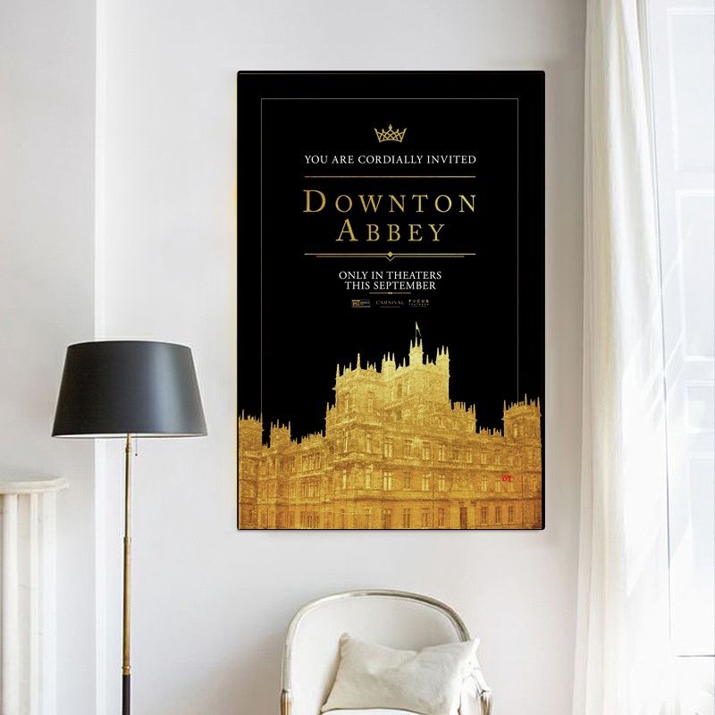 Downton Abbey A New Era MOVIE Poster Canvas Wall Art Home Decor (No Frame) - Image 4