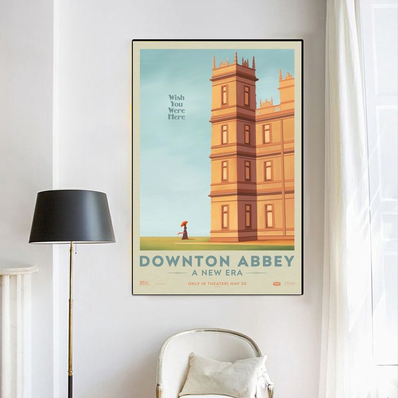 Downton Abbey A New Era MOVIE Poster Canvas Wall Art Home Decor (No Frame) - Image 2