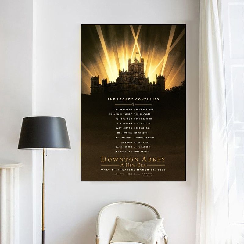 Downton Abbey A New Era MOVIE Poster Canvas Wall Art Home Decor (No Frame) - Image 4