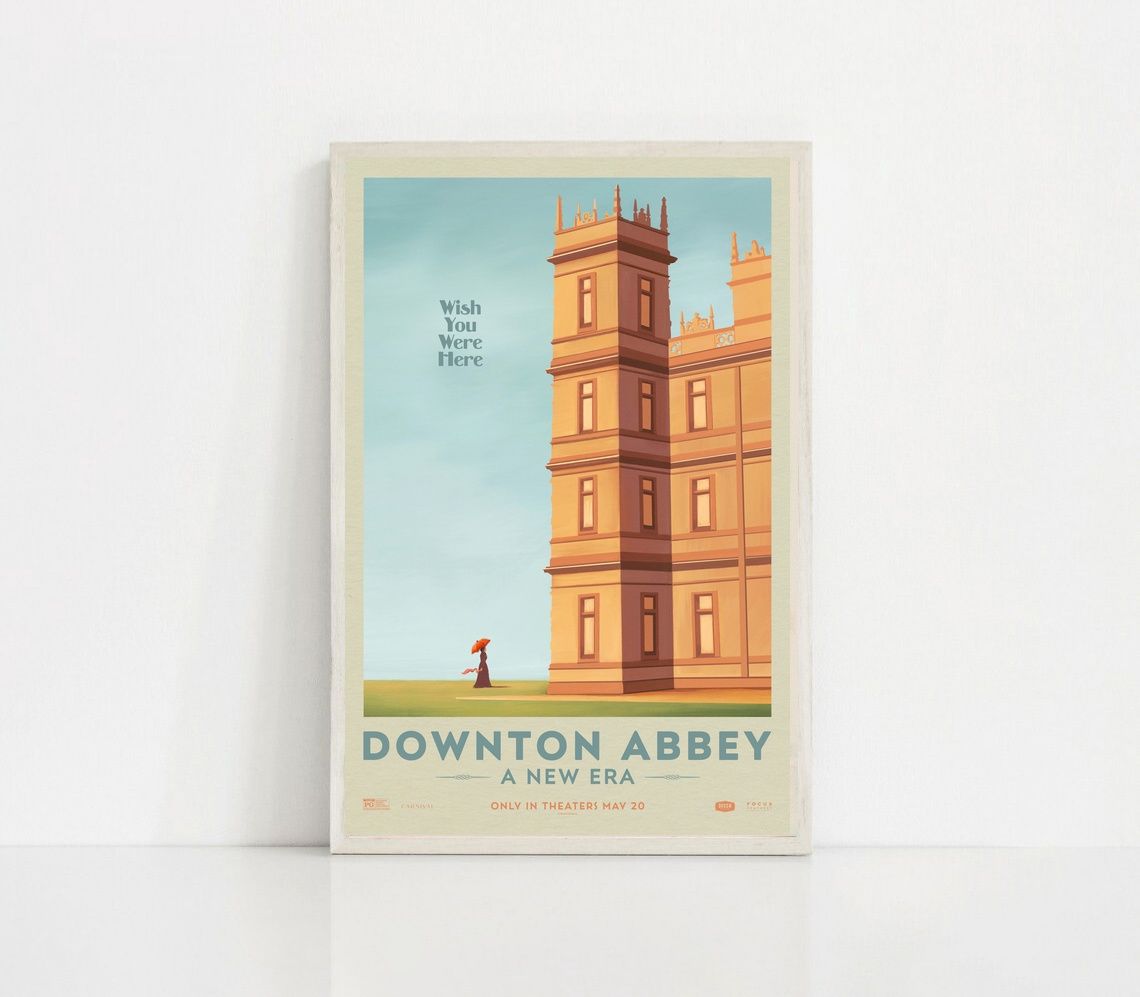 Downton Abbey A New Era MOVIE Poster Canvas Wall Art Home Decor (No Frame) - Image 3