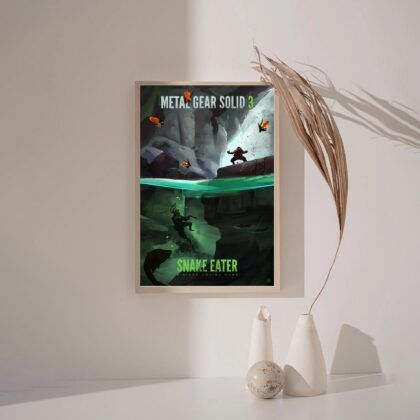 metal gear solid GAME Poster Canvas Wall Art Home Decor (No Frame)