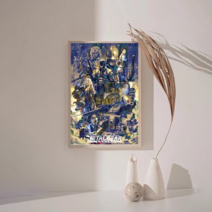 metal gear solid GAME Poster Canvas Wall Art Home Decor (No Frame)