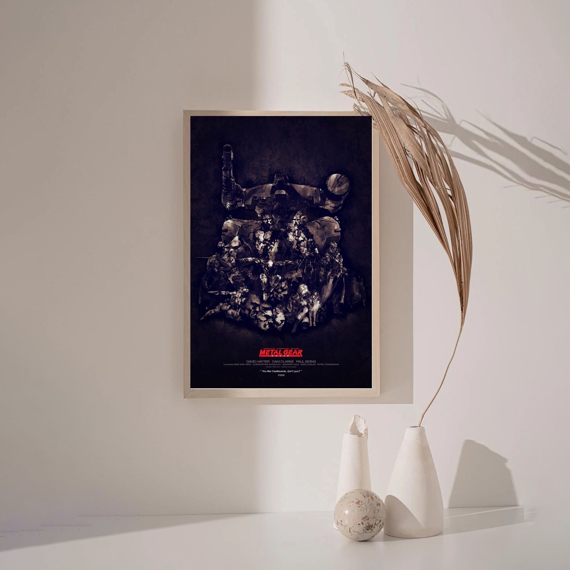 metal gear solid GAME Poster Canvas Wall Art Home Decor (No Frame) - Image 3