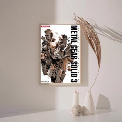 metal gear solid GAME Poster Canvas Wall Art Home Decor (No Frame)