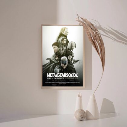 metal gear solid GAME Poster Canvas Wall Art Home Decor (No Frame)