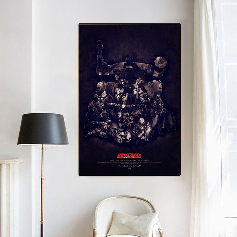 metal gear solid GAME Poster Canvas Wall Art Home Decor (No Frame) - Image 4