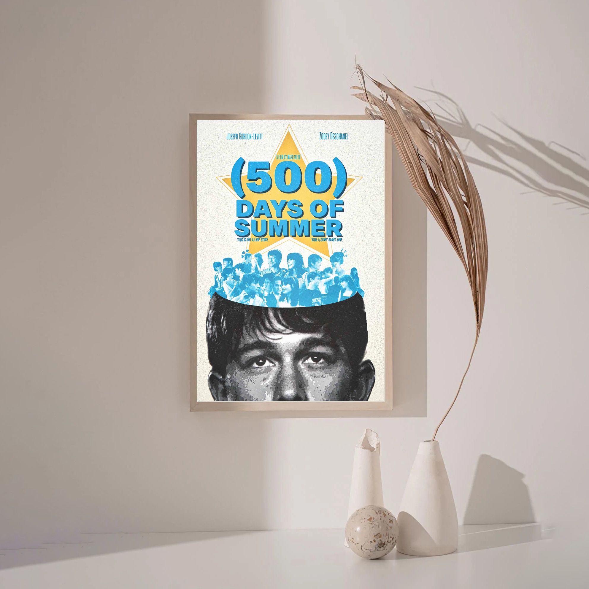 500 Days of Summer MOVIE Poster Canvas Wall Art Home Decor (No Frame) - Image 3