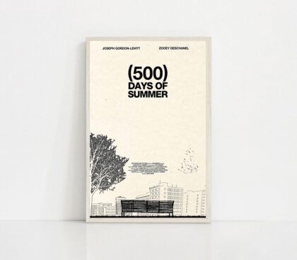 500 Days of Summer MOVIE Poster Canvas Wall Art Home Decor (No Frame)