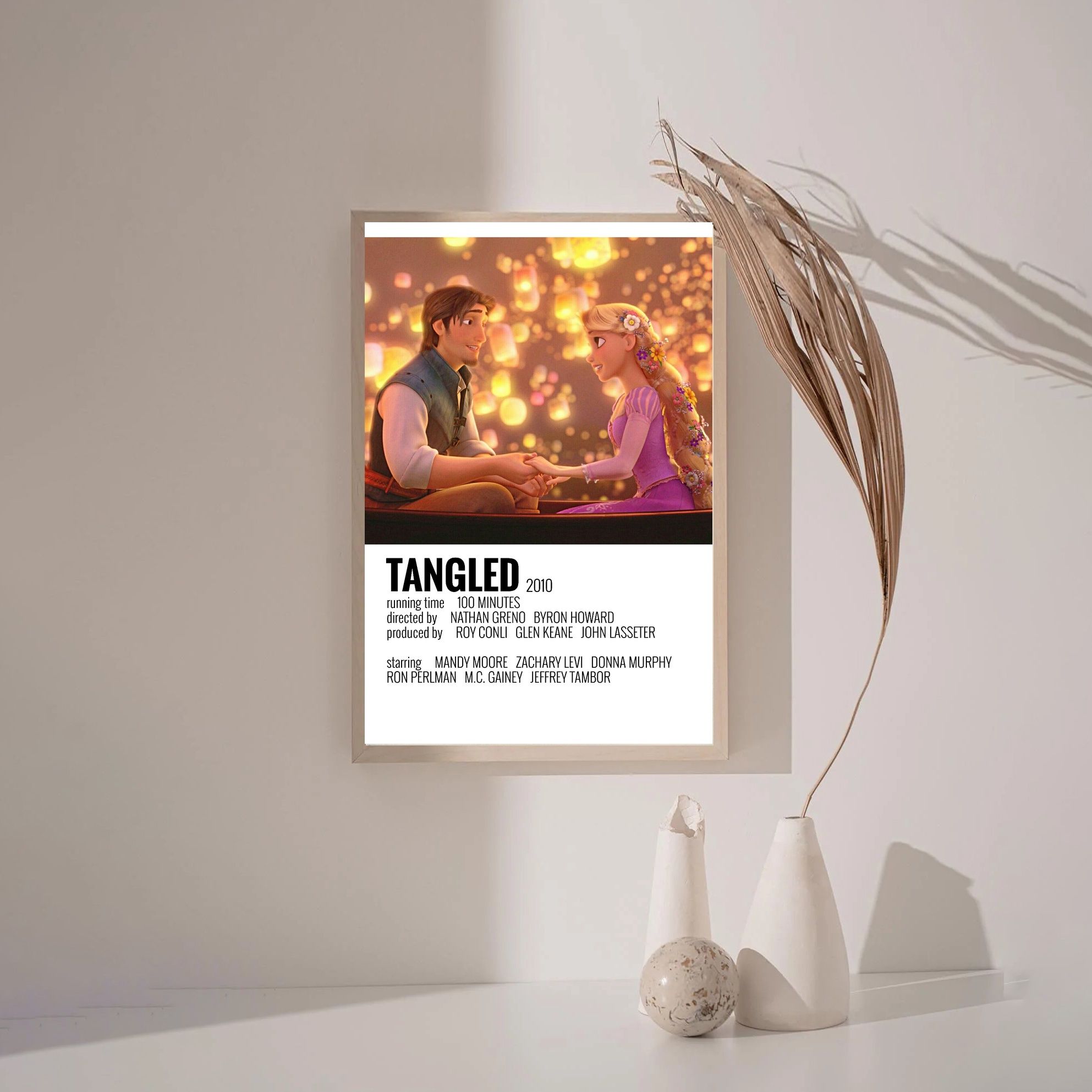 Tangled 2010 MOVIE Poster Canvas Wall Art Home Decor (No Frame) - Image 3