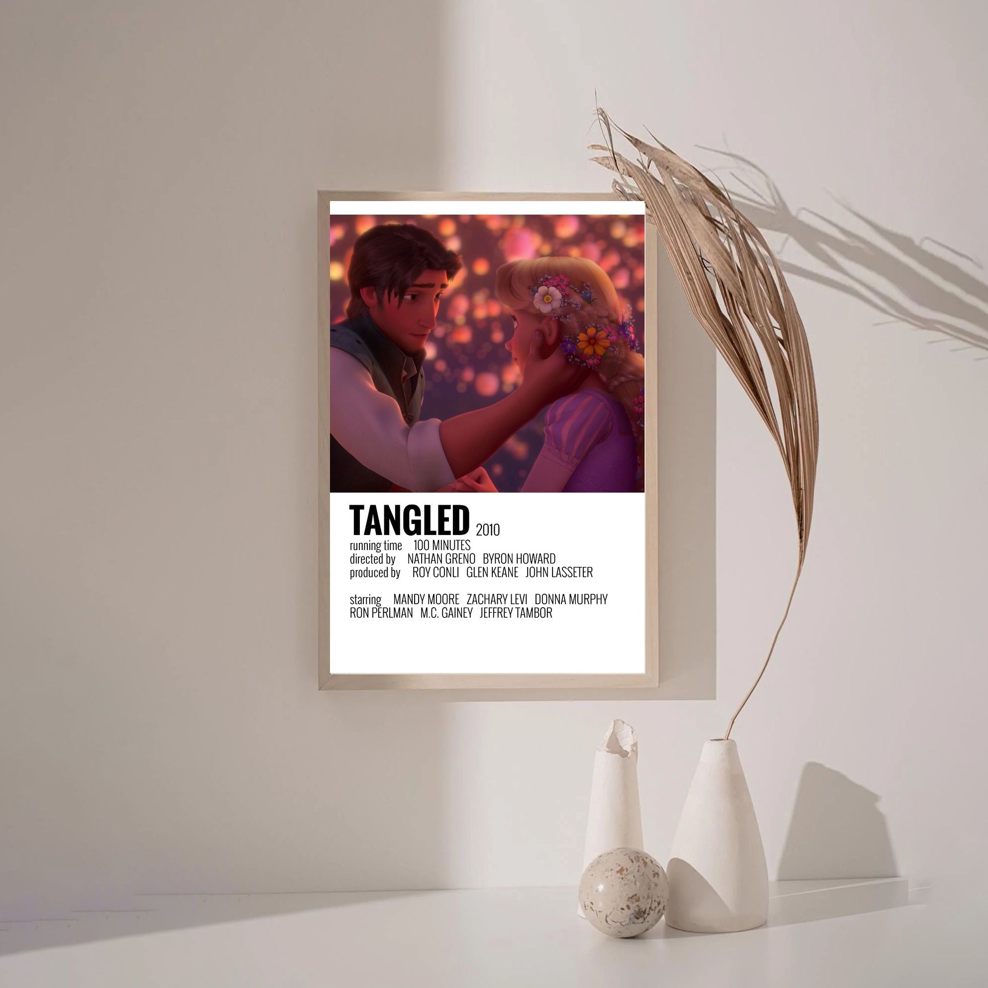 Tangled 2010 MOVIE Poster Canvas Wall Art Home Decor (No Frame) - Image 3