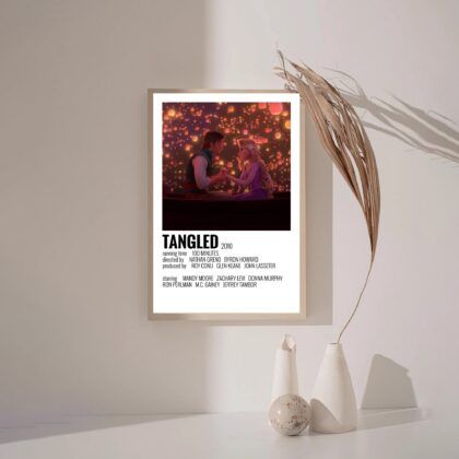 Tangled 2010 MOVIE Poster Canvas Wall Art Home Decor (No Frame)