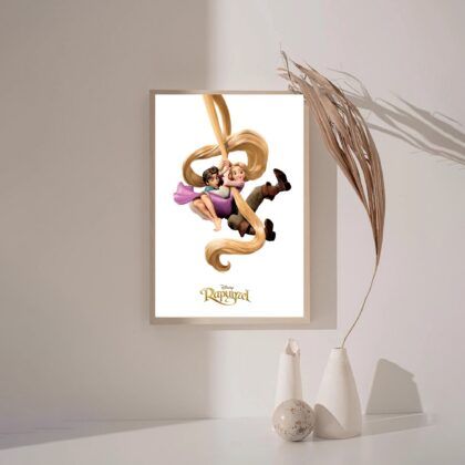 Tangled 2010 MOVIE Poster Canvas Wall Art Home Decor (No Frame)