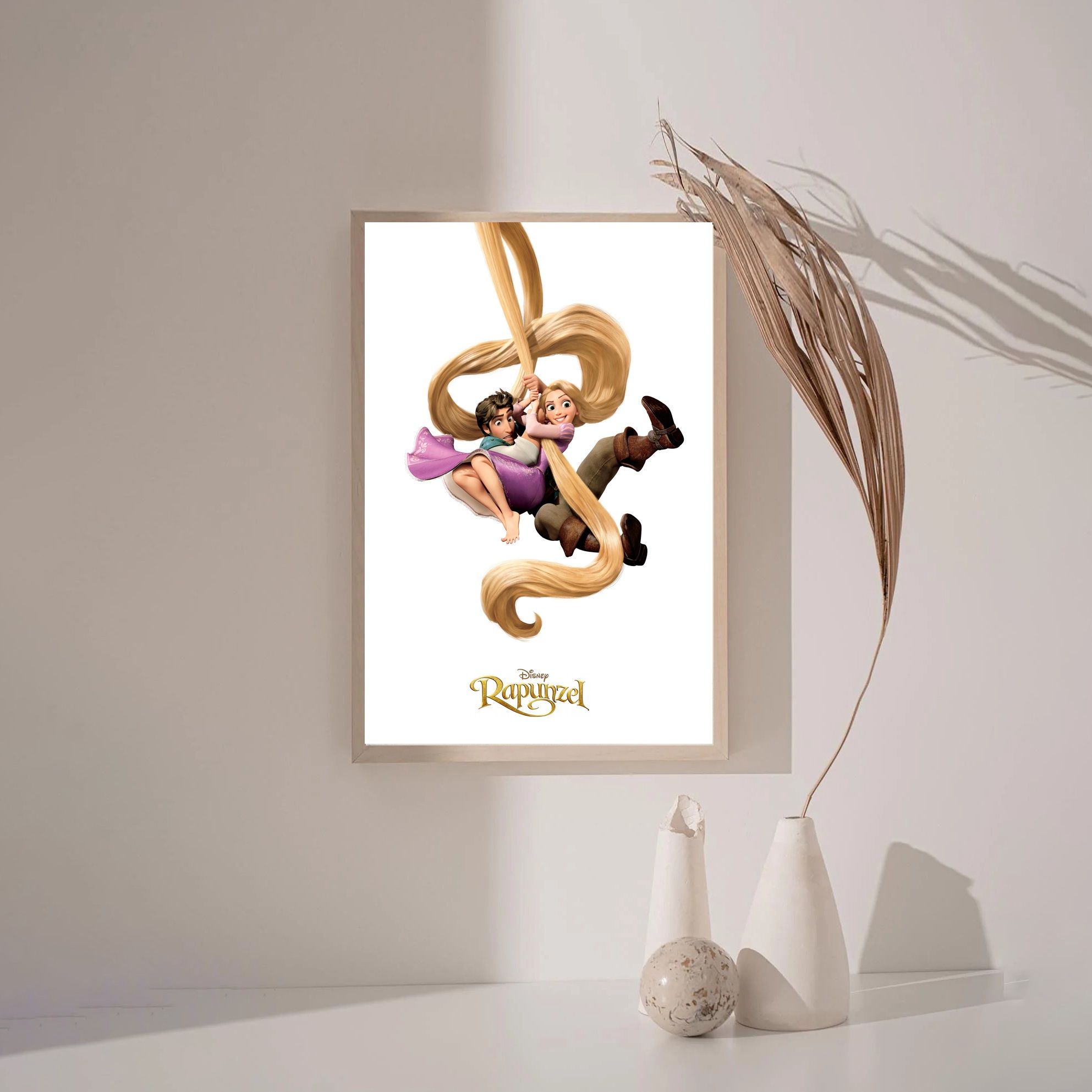 Tangled 2010 MOVIE Poster Canvas Wall Art Home Decor (No Frame)