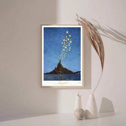 Tangled 2010 MOVIE Poster Canvas Wall Art Home Decor (No Frame)