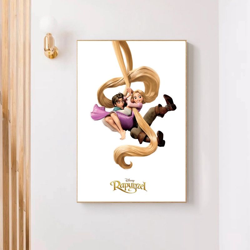 Tangled 2010 MOVIE Poster Canvas Wall Art Home Decor (No Frame) - Image 4