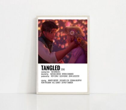 Tangled 2010 MOVIE Poster Canvas Wall Art Home Decor (No Frame)