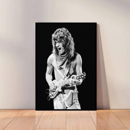 Eddie Van Halen Music Poster Canvas Wall Art Home Decor (No Frame)