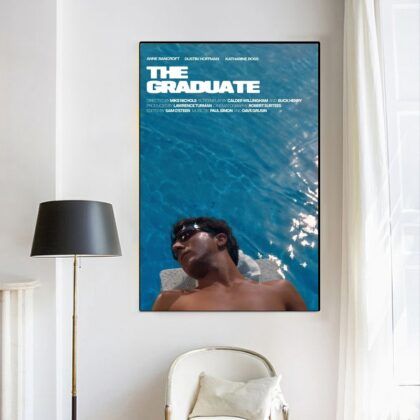 the graduate MOVIE Poster Canvas Wall Art Home Decor (No Frame)