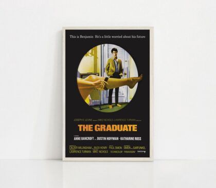 the graduate MOVIE Poster Canvas Wall Art Home Decor (No Frame)