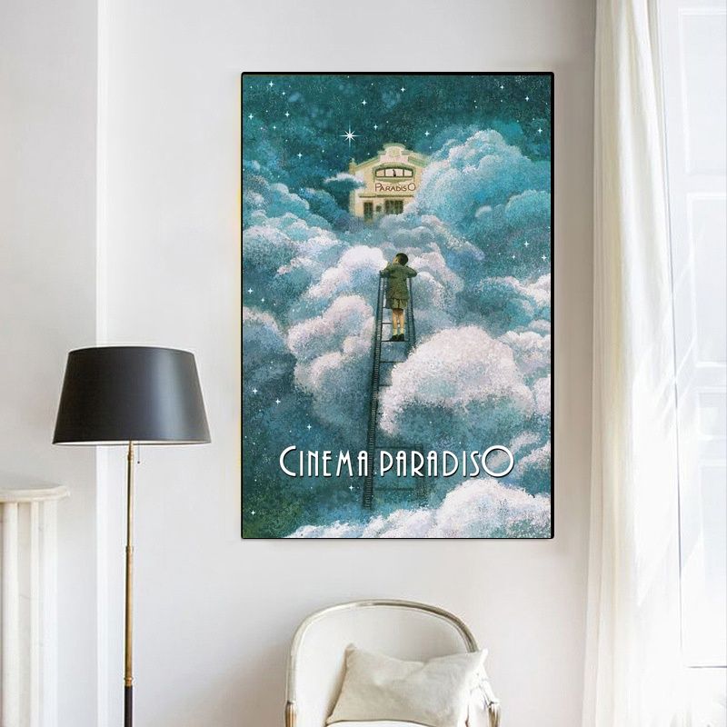 Cinema Paradiso 2019 MOVIE Poster Canvas Wall Art Home Decor (No Frame) - Image 4