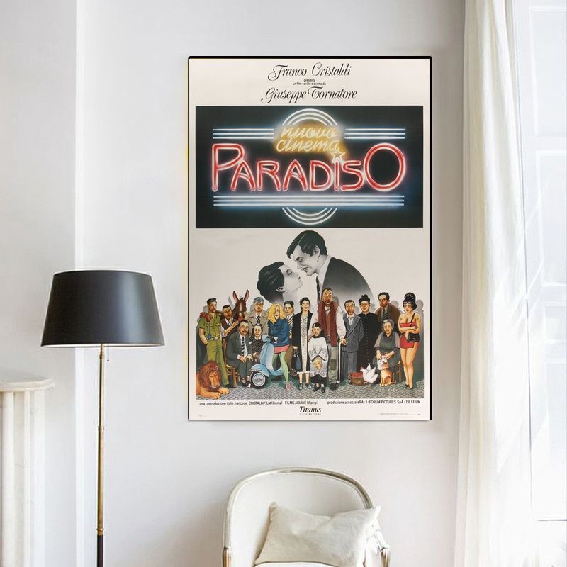 Cinema Paradiso 2019 MOVIE Poster Canvas Wall Art Home Decor (No Frame) - Image 4