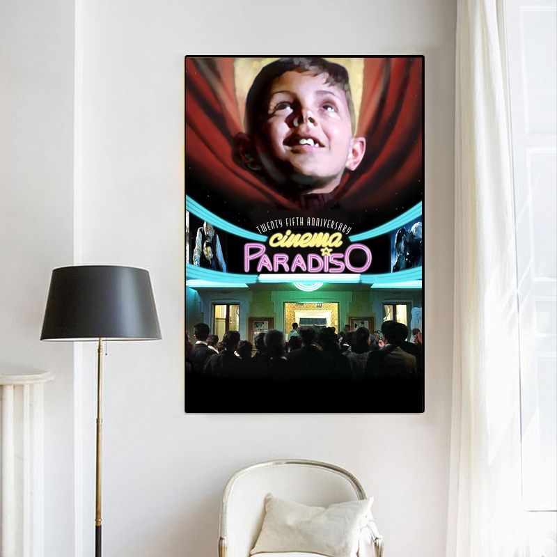 Cinema Paradiso 2019 MOVIE Poster Canvas Wall Art Home Decor (No Frame) - Image 4