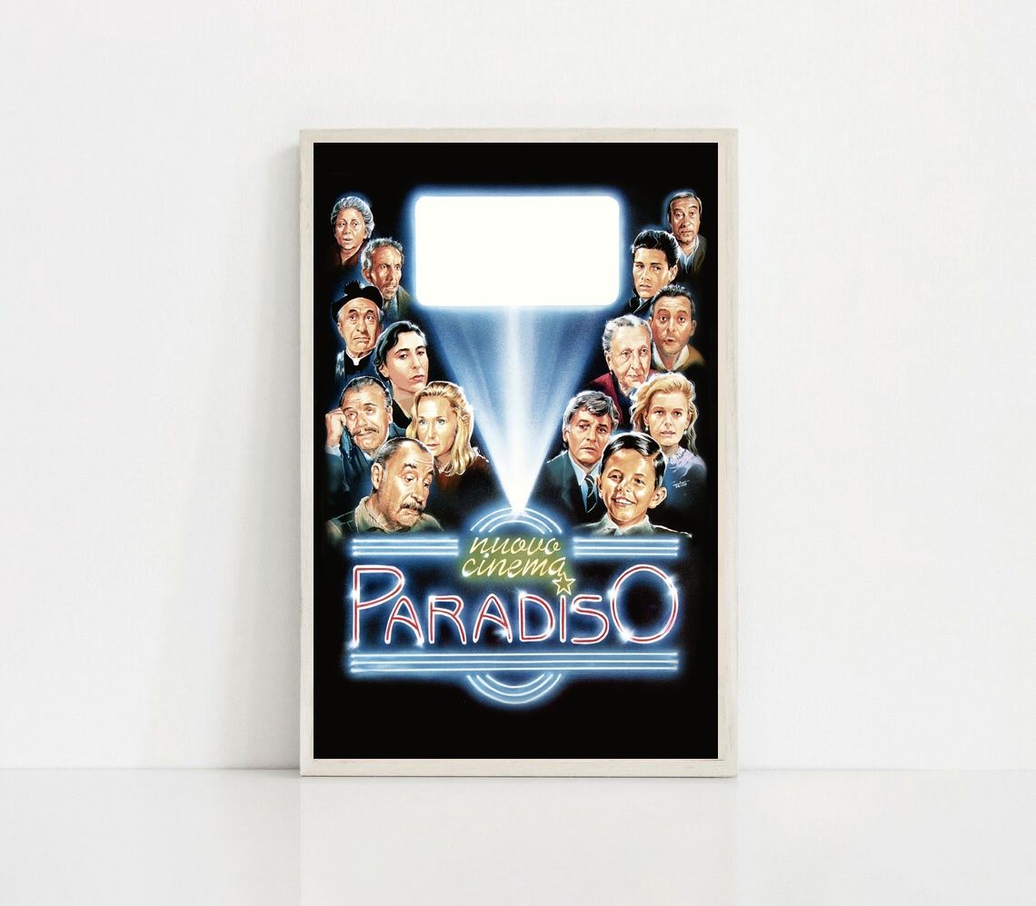 Cinema Paradiso 2019 MOVIE Poster Canvas Wall Art Home Decor (No Frame) - Image 2