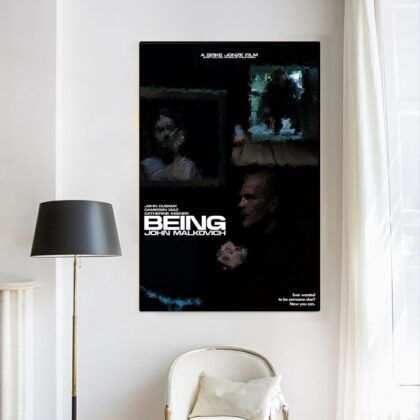 Being John Malkovich MOVIE Poster Canvas Wall Art Home Decor (No Frame)