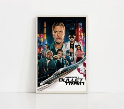Bullet Train 2022 MOVIE Poster Canvas Wall Art Home Decor (No Frame)