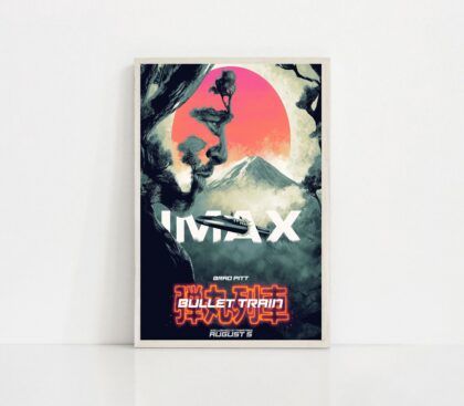 Bullet Train 2022 MOVIE Poster Canvas Wall Art Home Decor (No Frame)