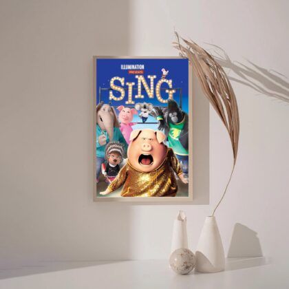 Sing 2 SING 1 MOVIE Poster Canvas Wall Art Home Decor (No Frame)