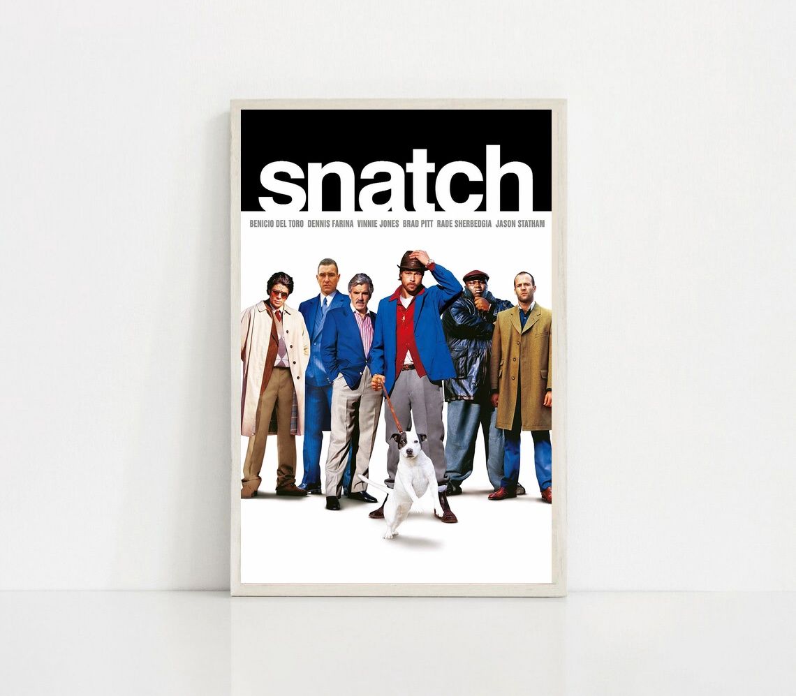 Snatch MOVIE Poster Canvas Wall Art Home Decor (No Frame)