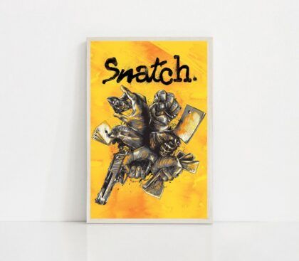 Snatch MOVIE Poster Canvas Wall Art Home Decor (No Frame)