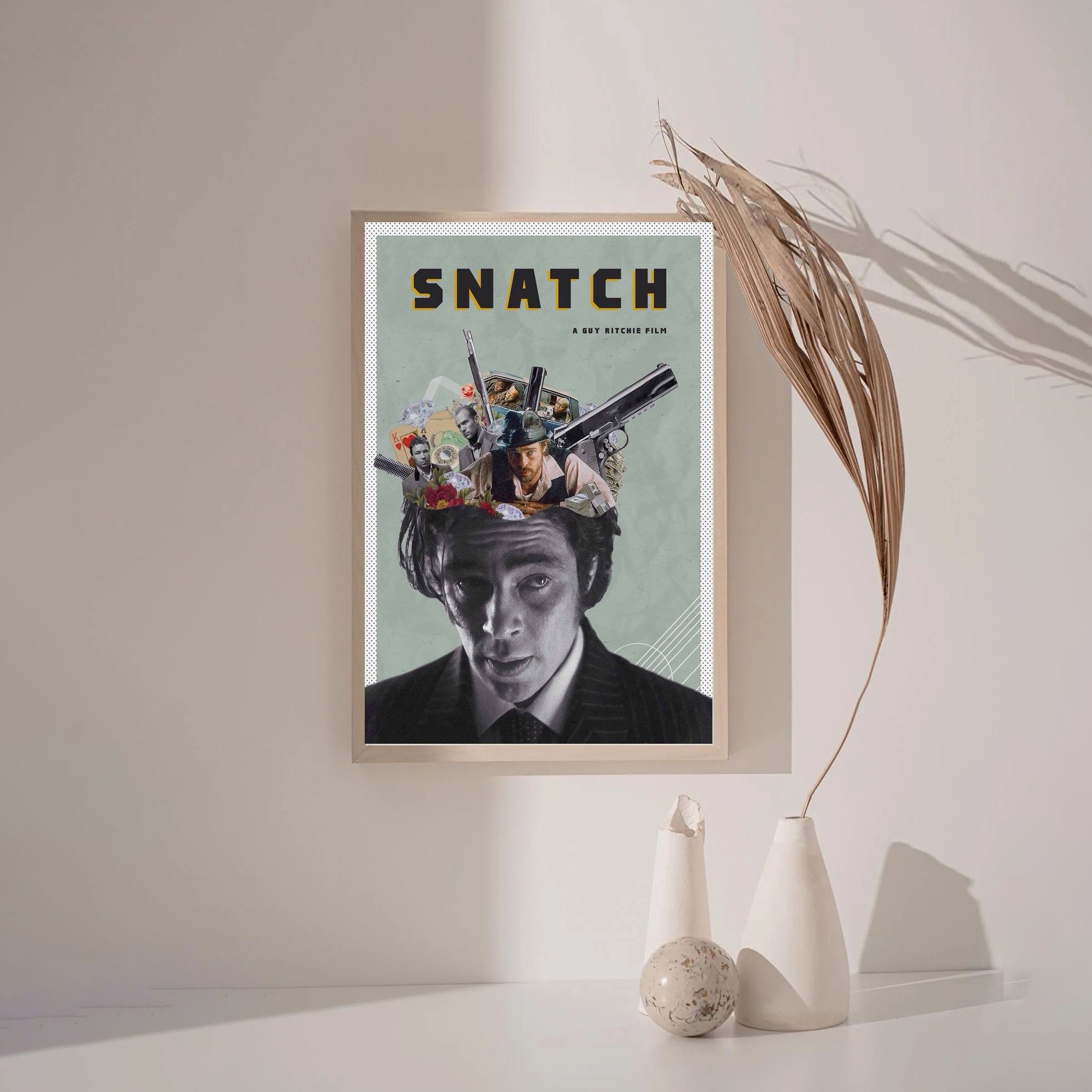 Snatch MOVIE Poster Canvas Wall Art Home Decor (No Frame) - Image 3