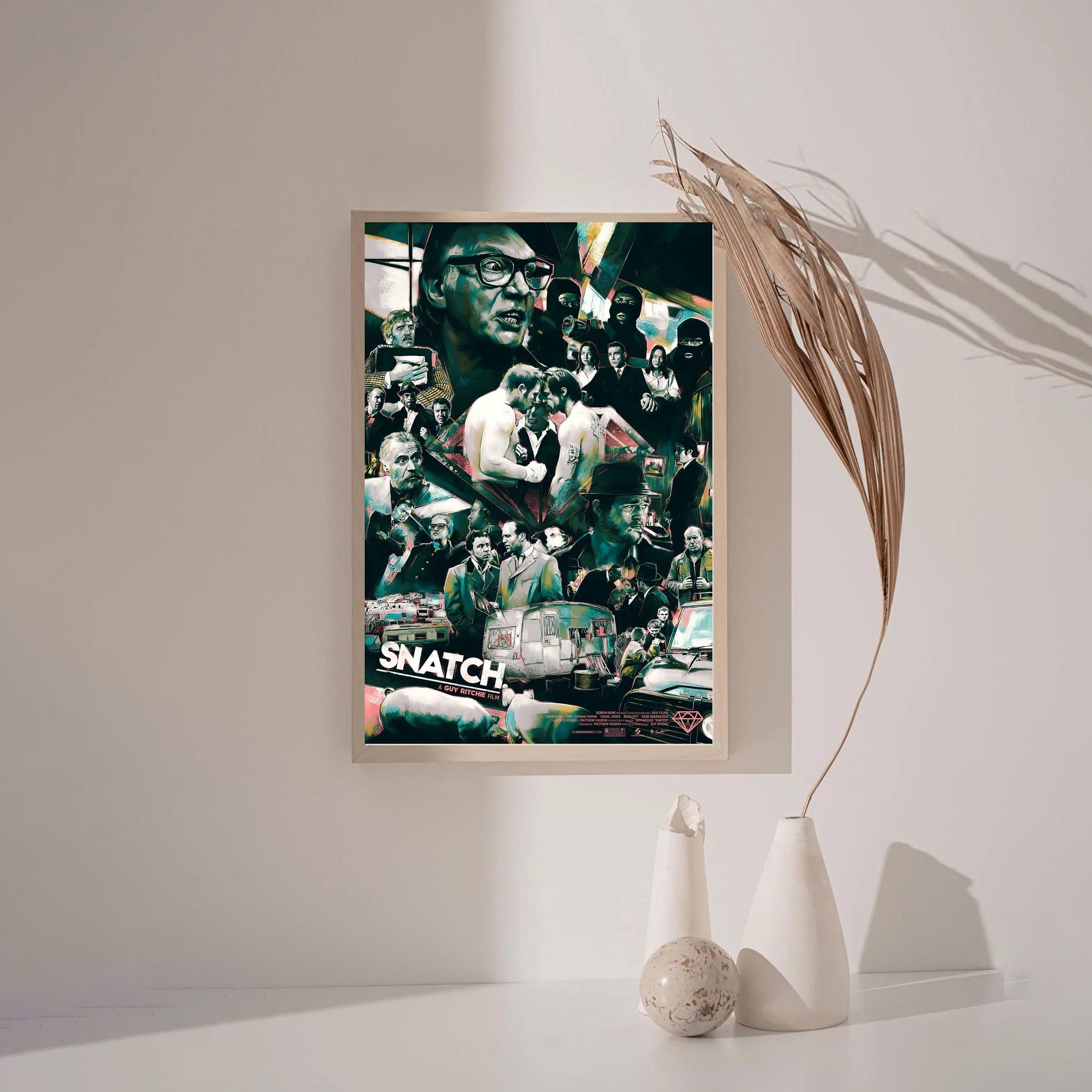 Snatch MOVIE Poster Canvas Wall Art Home Decor (No Frame) - Image 3