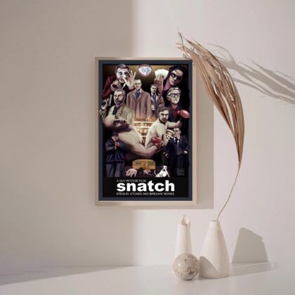 Snatch MOVIE Poster Canvas Wall Art Home Decor (No Frame)